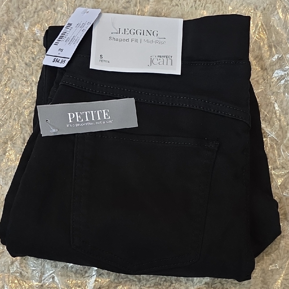 Christopher & Banks Women's Pull On Black Jeans Size Small Petite